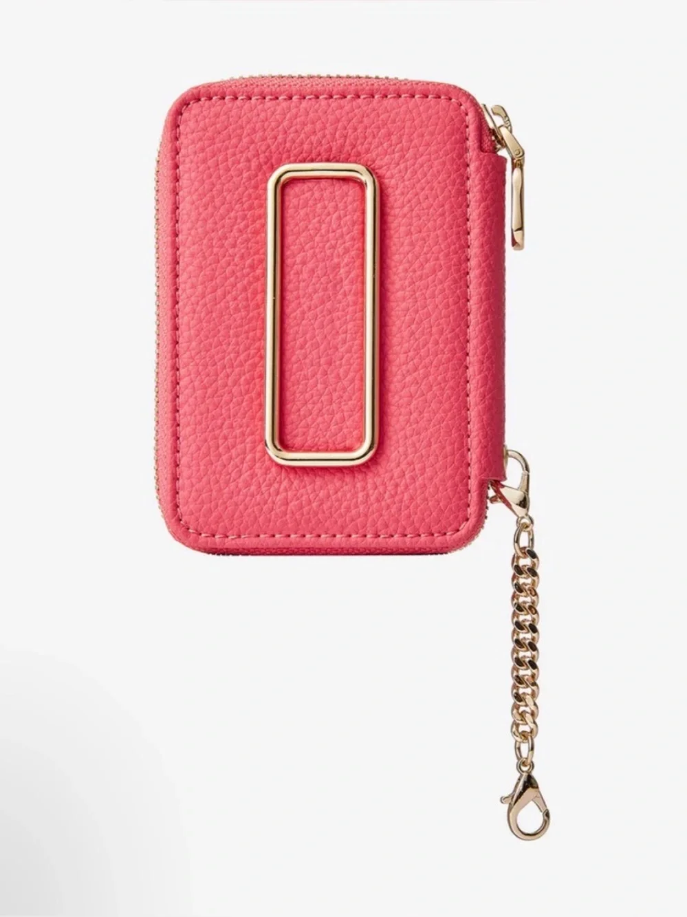 Custype Original Design Square Stand Detachable Zipper Wallet Case – Peach Pink